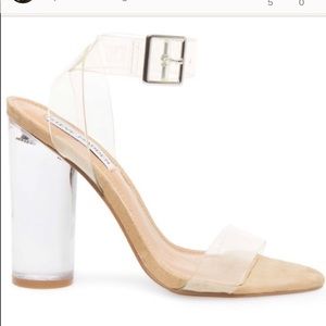 STEVE MADDEN CLEARER HEELS